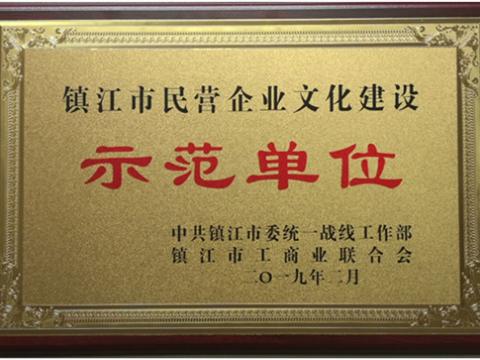 mg不朽情缘电气集团被认定为全市首批“镇江市民营企业文化建设树模单位”